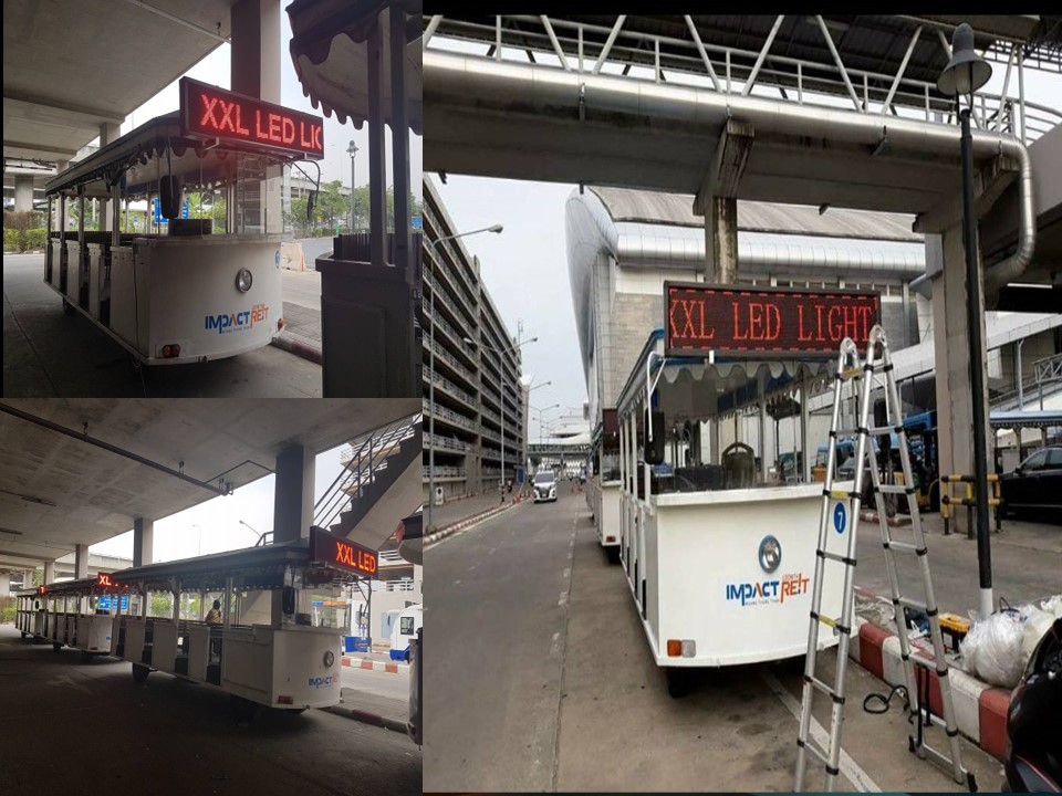 โครงสร้างติดตั้งจอ LED