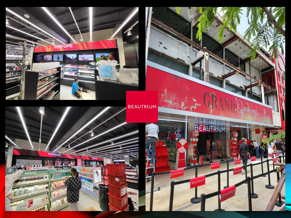 โครงสร้างติดตั้งจอ LED