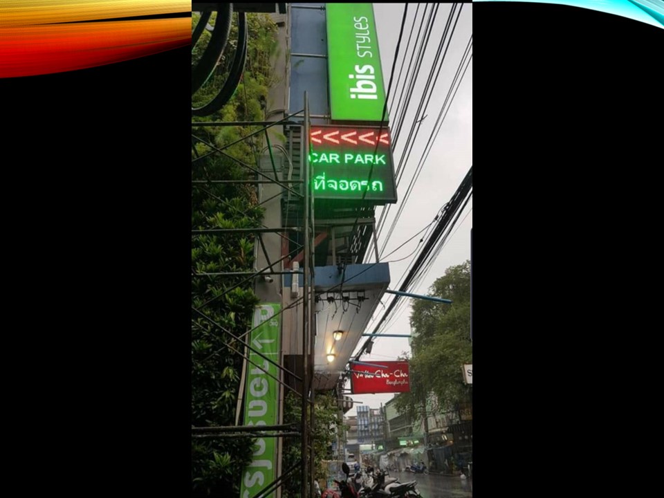 โครงสร้างติดตั้งจอ LED