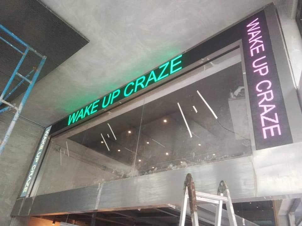 โครงสร้างติดตั้งจอ LED