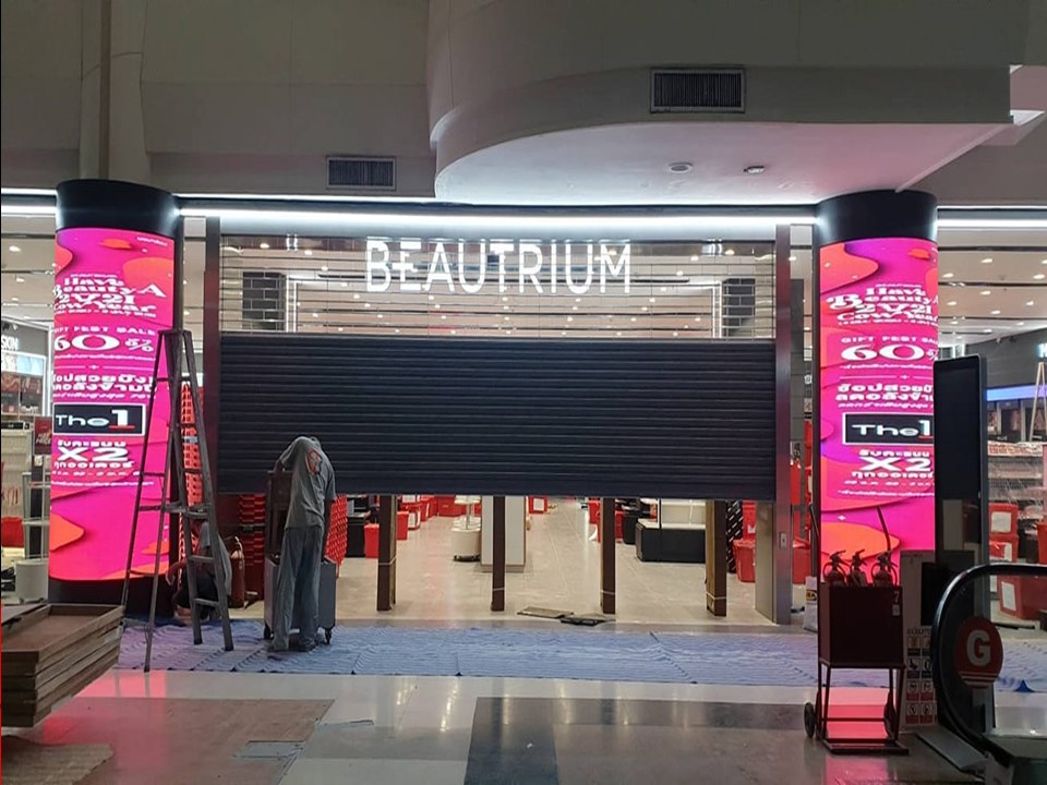 โครงสร้างติดตั้งจอ LED