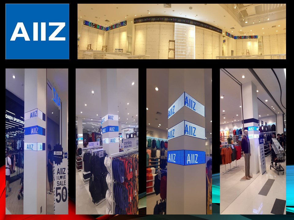 โครงสร้างติดตั้งจอ LED